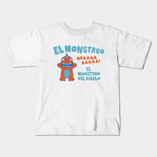 El Monstruo Kids T-Shirt by RK58